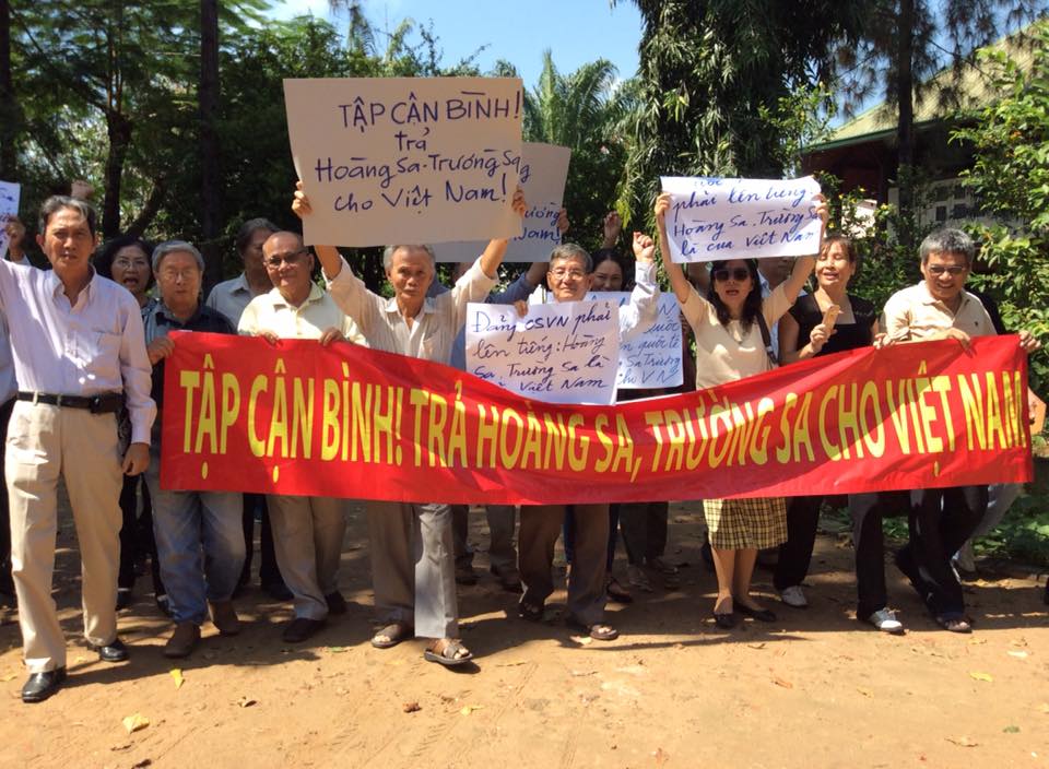 Sài Gòn biểu tình chống Tập Cận Bình